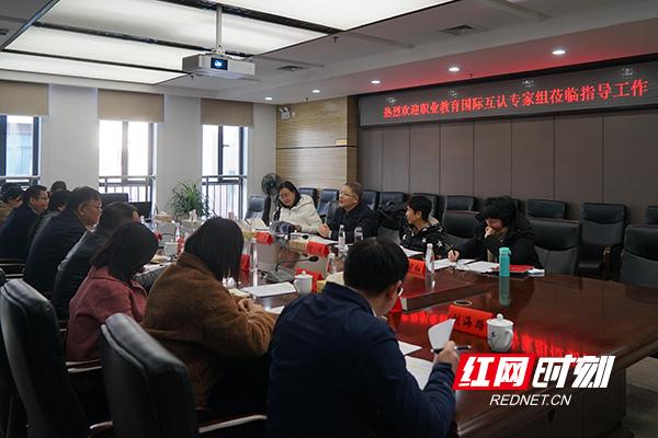 职业教育国际互认专家组来湖南化工职院调研指导工作.jpeg