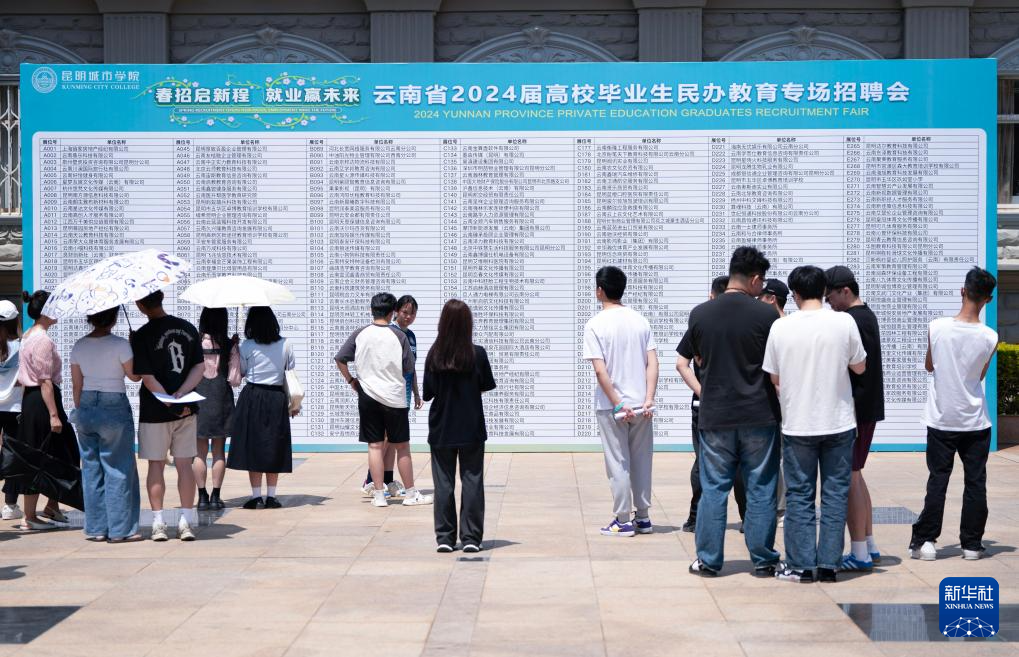 云南省2024届高校毕业生民办教育专场招聘会在昆明举行4.jpg